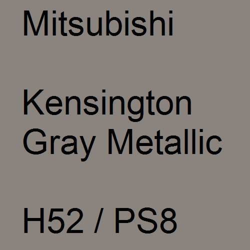 Mitsubishi, Kensington Gray Metallic, H52 / PS8.